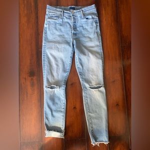 MOTHER the Stunner Ankle Fray in color Hit The Jackpot size 28